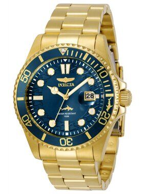 Invicta Pro Diver Men's Watch - 43mm, Gold (30024)
